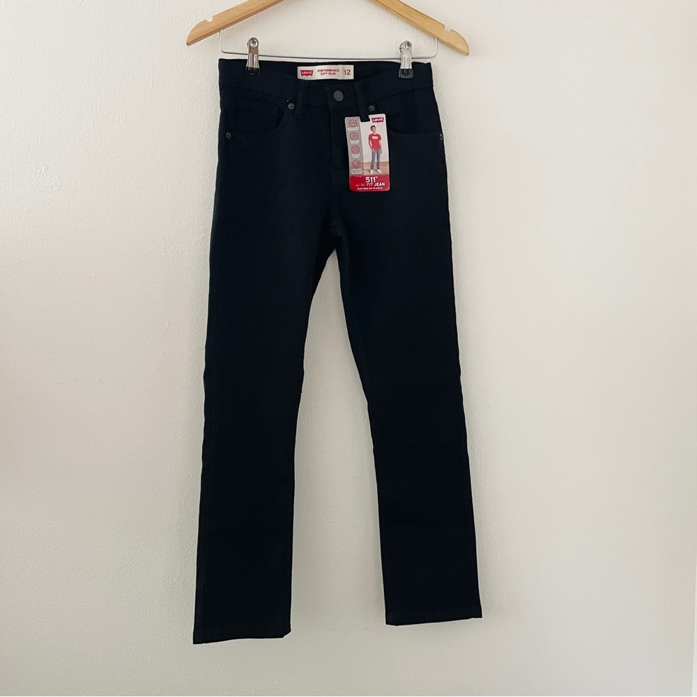 NWT Levi’s Youth Black 511 Performance Jean - Slim Fit